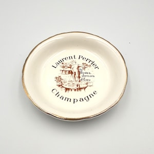 LAURENT-PERRIER CHAMPAGNE Cendrier Vintage Made in France 1980