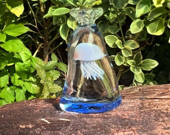 Blown Glass Jellyfish | Handmade Art Glass Jellyfish Sculptures | 3D Glass Jellyfish Ornaments | Jellyfish Lovers Gift | Christmas Gift