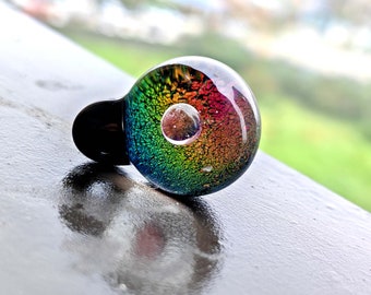 Planet Made of Glass,Starry Sky Glass Necklace,Glass Galaxy Pendant,Nebula Pendant,Galaxy Glass Ball,Cosmos Necklace,Gift for Space Lovers