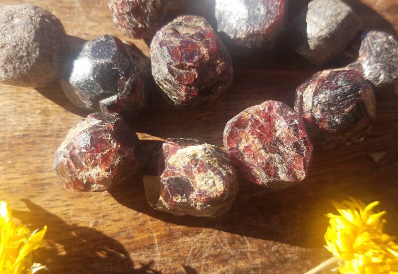 Small Raw Almandine Garnet | Etsy