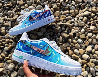 Air Force 1s ZORO X LUFFY angefertigt