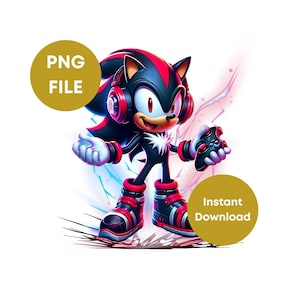 Shadow Birthday PNG, Boy Tshirt, Sonic Png, Digital Download PNGs, Sonic Shadow  Birthday Boy Png, High Quality PNG, Instant Download