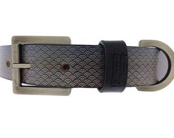 Koi Dog Collar, Leather Koi Dog Collar, Koi Fish Collar, Fish Dog Collar