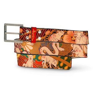 Chinese Zodiac Leather Belt