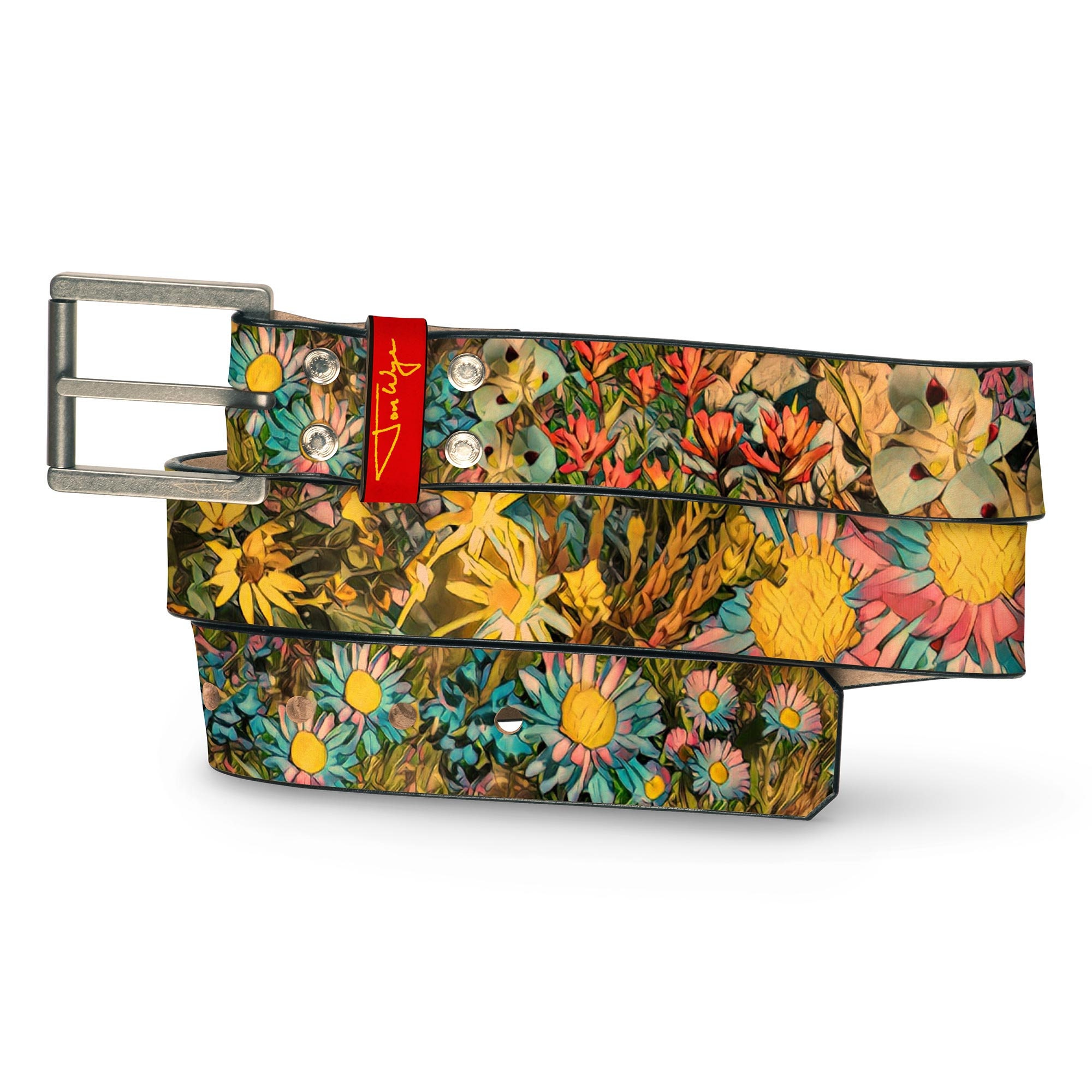 Gucci flower shop belt mens