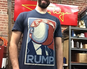 Donald RUMP T-shirt - Trump - Feel the Bern - Trump t-shirt - presidential campaign 2016 - Clinton - Bernie