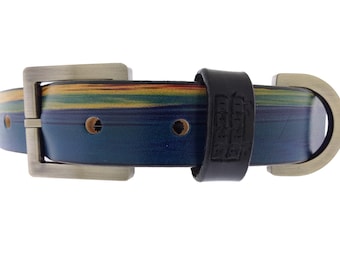 Doctor Who Leather Dog Collar, Leather Dog Collar, Dog Collar Doctor Who, Custom Dog Collar, Custom Leather Collar, Doctor Who
