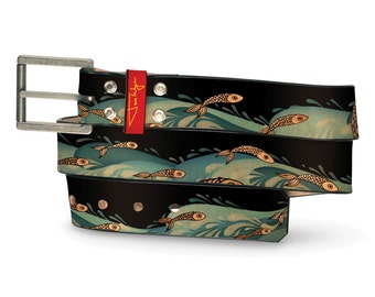 Ursa Major Ledergürtel, Gürtel Ursa Major, Handgemachter Ledergürtel, Personalisiertes Leder, Vatertagsgeschenk