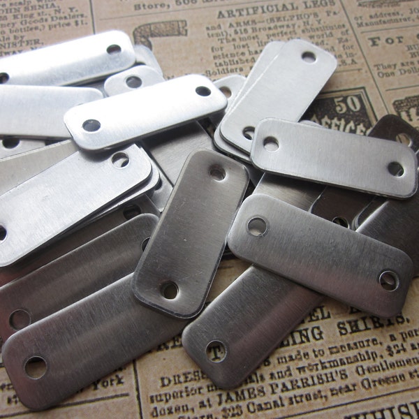 5 Small Aluminum Rectangle Blanks - 18 Gauge