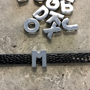 Slider Charms - Letters Wholesale or Single Letter