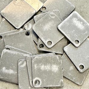 18 Diamond Aluminum Rectangle Blanks - As Is