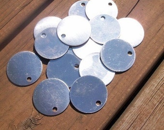 10 Aluminum 1.5 Inch Discs - 18 Gauge