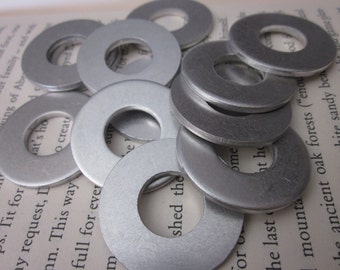 10 Aluminum 1.25 Inch Washers