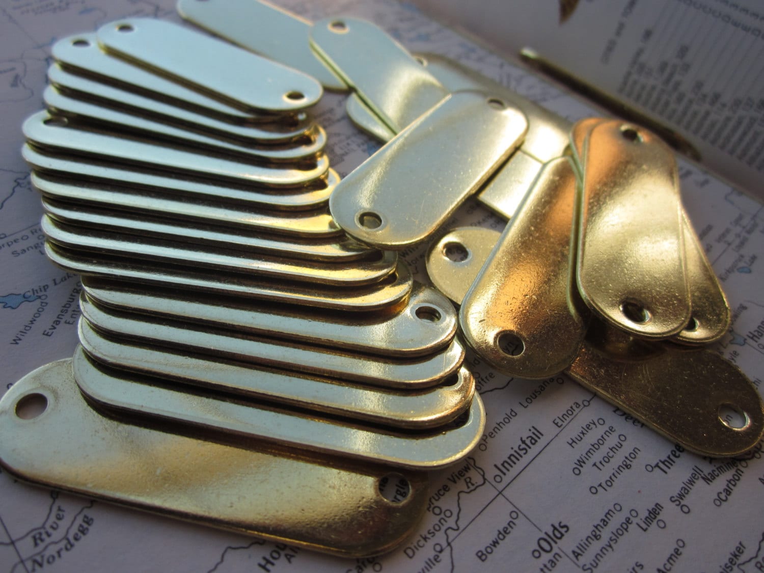5 Brass Rounded Rectangle Blanks 18 Gauge Etsy