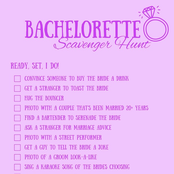 Ultimate Bachelorette Scavenger Hunt: Unleash the Fun!