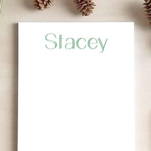 Personalized Notepad for Her - Custom Notepads - Stationery Gifts for Women