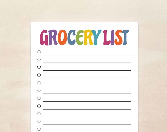 NOTEPADS | Grocery/To Do