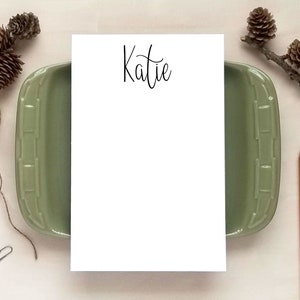Script Notepad for Her - Personalized Notepads - Stationery Gifts for Women