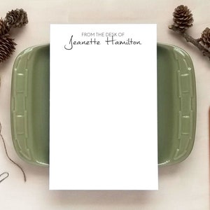 From the Desk of Notepad for Her - Personalized Notepads - Stationery Gifts for Women