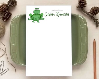 Frog Notepad for Kids - Personalized Notepads - Stationery Gifts for Children