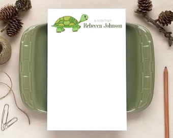 Turtle Notepad for Kids - Personalized Notepads - Stationery Gifts for Children