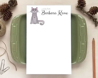 Cat Notepad - Personalized Gifts for Cat Lovers