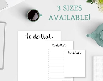 To Do List Notepad- To Do Lists - To Do List Notebook - Simple To Do List - To Do Notepad