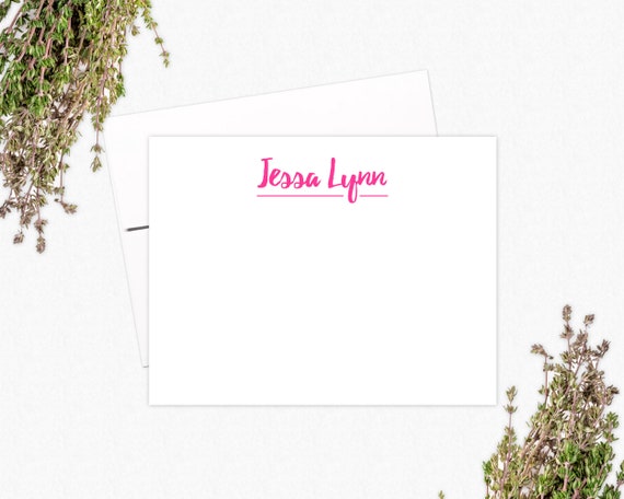 personalized stationery for tweens