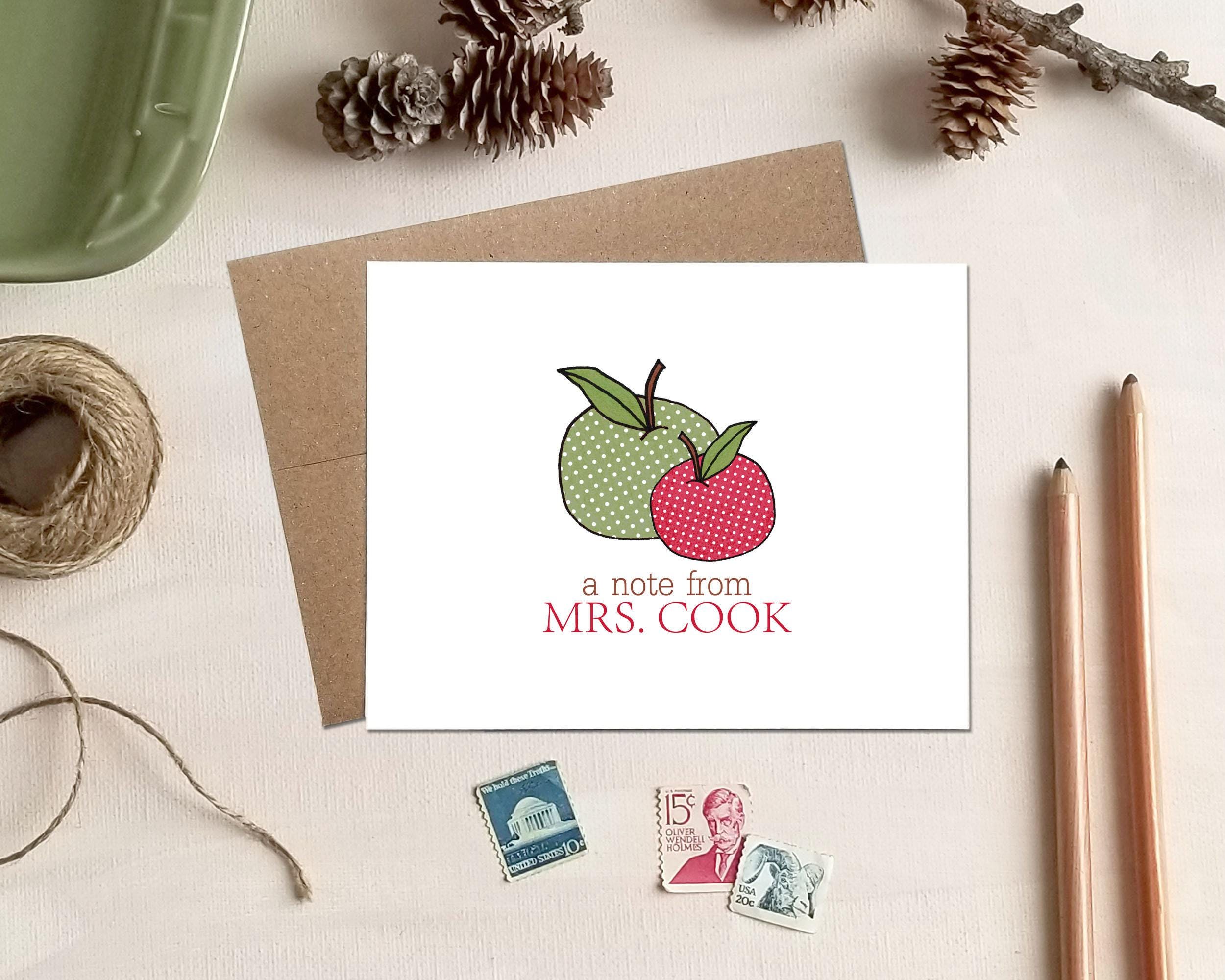 Personalized Teacher Stationery Gift Set - Personalized Notepad and ...