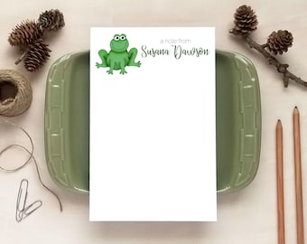 Frog Notepad for Kids - Personalized Notepads - Stationery Gifts for Children