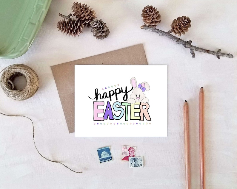 Happy Easter Bunny Card | VLHamlinDesign Happy Easter Bunny Card | VLHamlinDesign