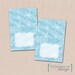 Printable Tent Cards, Place Cards, Table Setting Cards, Frosted Glass ...