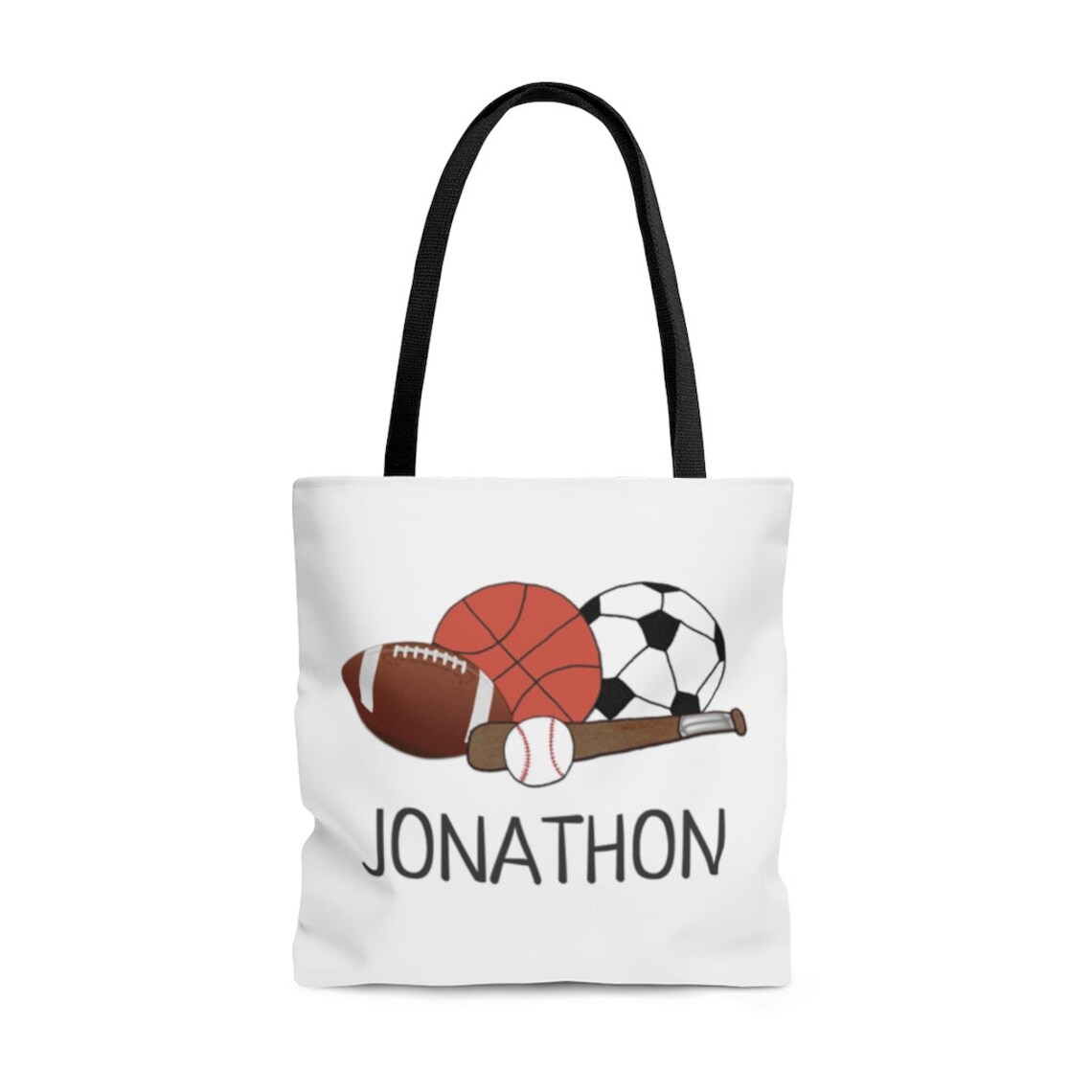 Sports Tote Bag Personalized Gifts for Kids Etsy