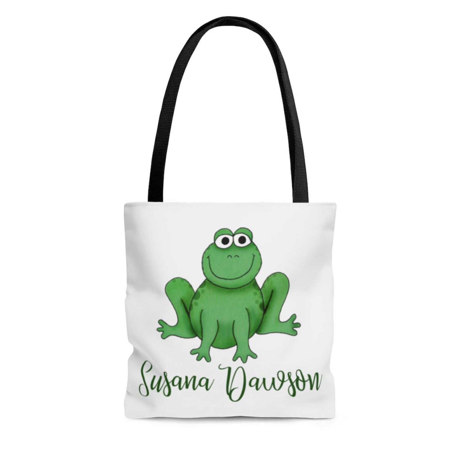 Frog Tote Bag Personalized Gift for Frog Lovers | Etsy