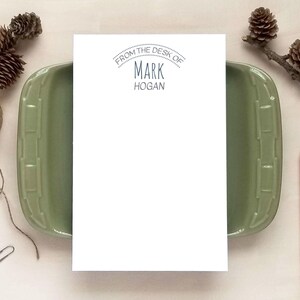 From the Desk of Notepad - Gifts for Men - Personalized Notepad