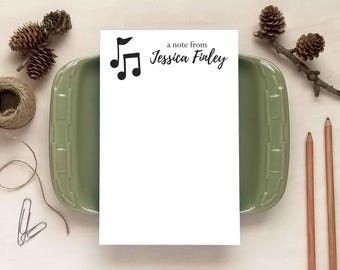 Music Teacher Gift - Personalized Notepad - Gifts for Musicians