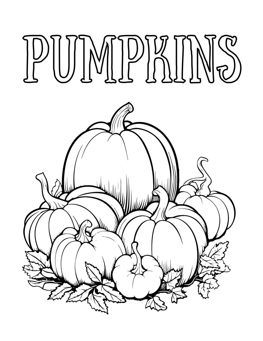 Thanksgiving Coloring Sheets - Etsy