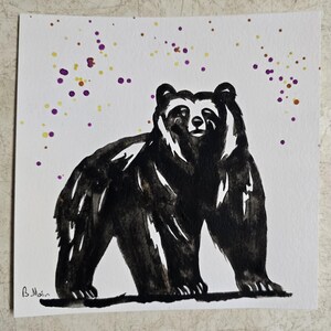 Oso de acuarela