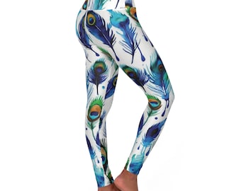 Trendige High Waist Yoga Hose - Einzigartig All Over Print