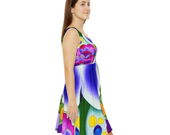 Damen Skater Kleid