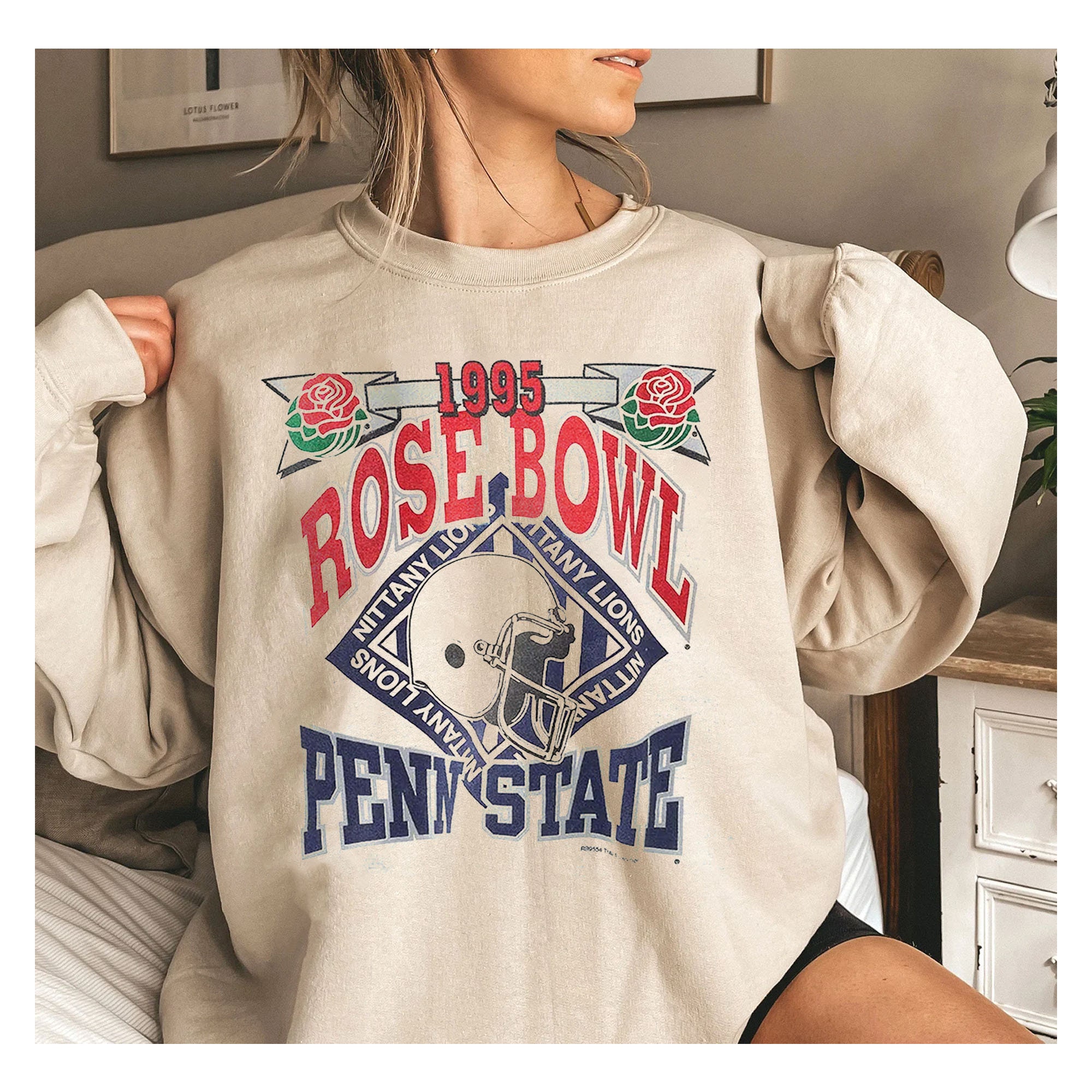 Discover 1995 Vintage Penn State Rose Bowl Sweatshirt, Penn State Rose Bowl Sweatshirt