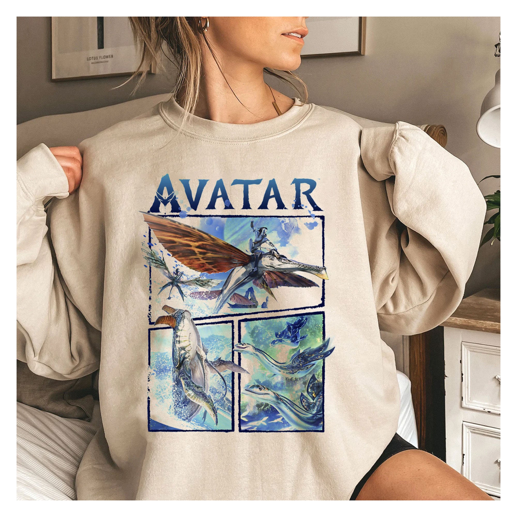 Avatar The Way of Water Crewneck Sweatshirt Avatar 2 Shirt sold by Ashish Jain SKU 38778340 30 OFF Printerval