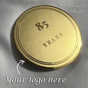 30pcs Personalized Coins both sides Engraving Custom Debossed 3D Logo Laser Etching Carving Gold Silver Stainless Steel Jewelry Charms Round