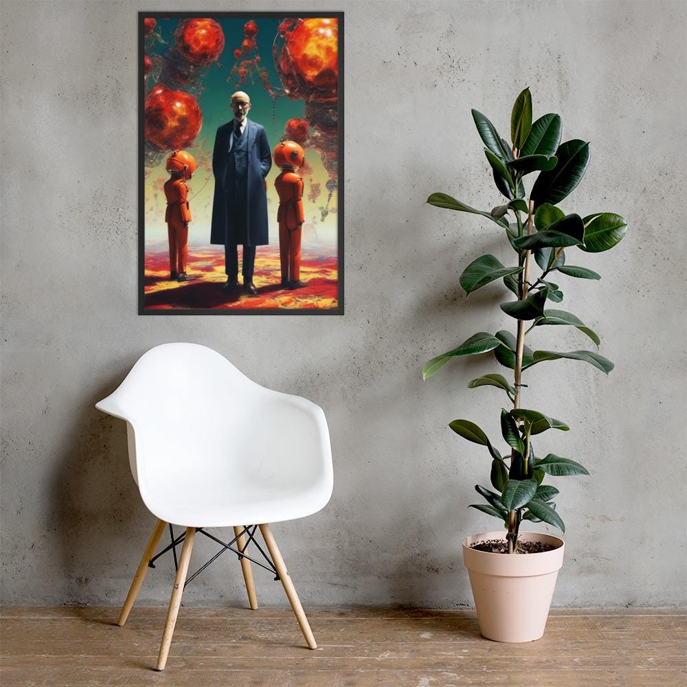 Master Of Ceremony | Enfiaré Life In Character Framed poster