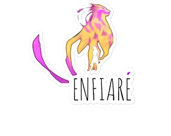 Enfiaré Logo Bubble-free stickers