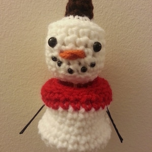 Crochet PDF Pattern- Crochet Marshmallow Snowman