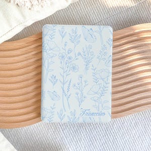 Flower art Kindle Case,Kobo case,Kindle Paperwhite 12th Gen and Kindle Colorsoft with Hand Strap,Auto Sleep Wake,Magnetic Back