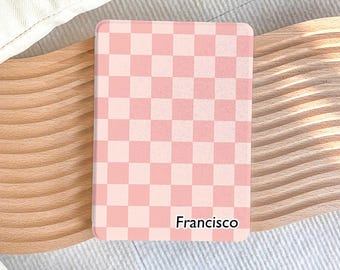 Checkerboard art Kindle 11th 12th gen case Kobo kindle case, Kindle Paperwhite 2024 Cover Paperwhite 7 Case  Colorsoft Unique Gift for Her