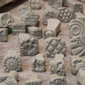 Bisque Stempel für Keramik, Polymer, PMC, Play Doh, Fondant und mehr....**Bitte lesen Sie sorgfältig die Auflistungsbeschreibung in ihrer Gesamtheit