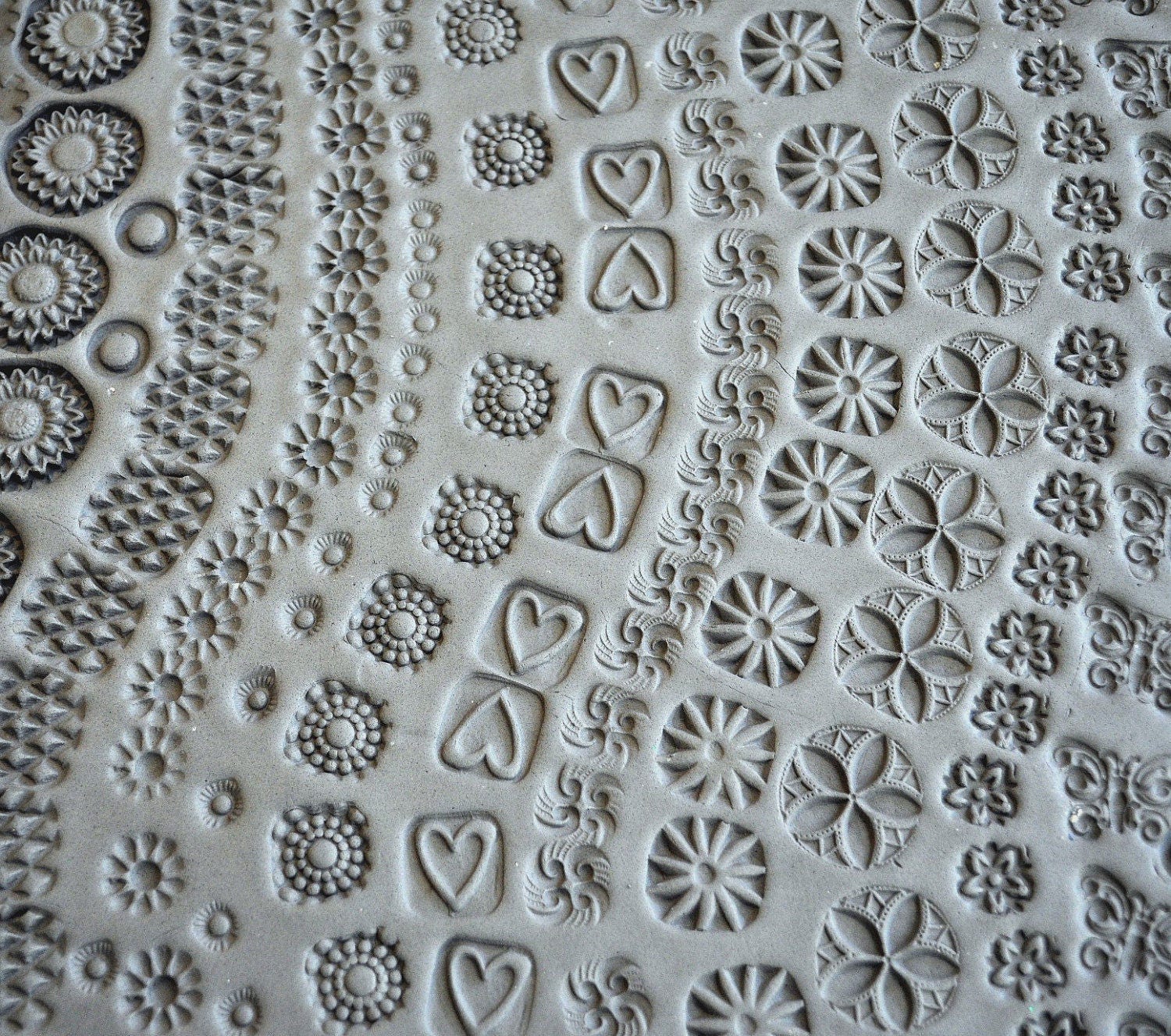 Tonroller Mit Mustern - Silikon Texturroller Für Keramik Und Töpferarbeiten